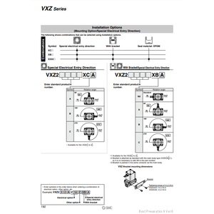 Pièces pneumatiques de l'électrovanne pneumatique SMC VXZ233BD - Product Image 1