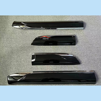 Protection de porte pour LC300 Plaque de pare-chocs de porte latérale 4x4 Kits de carrosserie Accessoires Couleur noire chromée