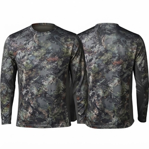 Chemise de protection solaire camouflage pour homme UPF 50+ à manches longues respirante, haut de gamme pour la chasse, style tendance pour les marchés américain et européen - Product Image 5
