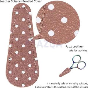 Ciseaux à broder droits de qualité industrielle noirs, bord lisse, acier inoxydable, outil de coupe multi-usages - Product Image 5