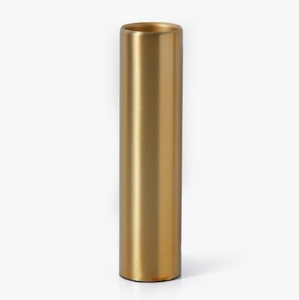 Jarrón Cilíndrico de Metal Hecho a Mano, Ligero, Moderno y Elegante, Florero Alto Minimalista para Mesa de Sala, Regalo de Inauguración, Ramadán - Product Image 3