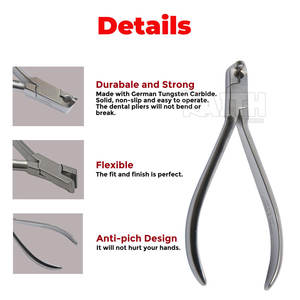 Alicates de ortodoncia de alto rendimiento con acabado liso y alineación precisa para la práctica dental diaria - Product Image 4