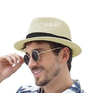 <b>Summer</b> Beach Straw <b>Hats</b> Lightweight Breathable Wide Brim Stylish Casual Beach <b>Hats</b> For <b>Men</b> Women In Wholesale - Product Image 6
