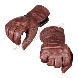 Gants de moto en cuir personnalisés, anti-impact, motocross, gants tactiques d'hiver pour hommes, à doigts entiers, pour l'extérieur - Product Image 2