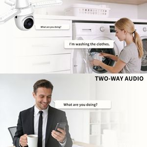 Caméra de surveillance réseau intelligente avec éclairage et ventilateur HD pour la vente transfrontalière - Product Image 4