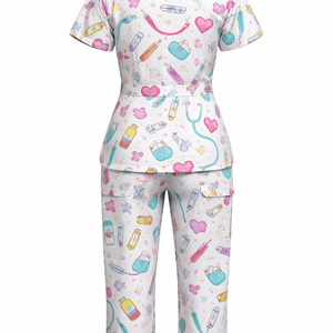 Ensembles de blouses médicales unisexes en coton tissé sur mesure en gros - Fabricant OEM offrant des réductions en gros avec emballage en carton pour l'exportation - Product Image 2