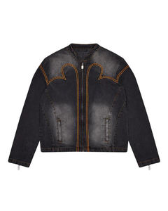 Fabricants de vêtements – Nouvelle collection : Ensemble 2 pièces Y2K en jean baggy, coupe ample, délavé à l'acide, style vintage, 100 % coton biologique, idéal pour l'hiver - Product Image 5
