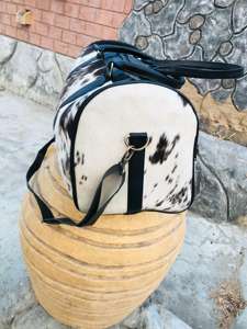 Bolsa de Viaje de Cuero Genuino con Cierre de Cremallera, Estilo Vintage, Gran Capacidad, LHDB-0143 - Product Image 3