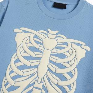 Camiseta de Hombre Personalizada al por Mayor con Logotipo, Tejido Grueso de Poliéster/Algodón, Diseño 3D, Corte Regular, Estilo Hip Hop - Product Image 4
