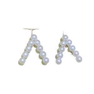 Boucles d'oreilles en perles d'eau douce rondes de 4-5 mm, sans défaut, Aurora Big V, édition de luxe, petites, légères, de Zhuji Shanxia Lake - Product Image 5