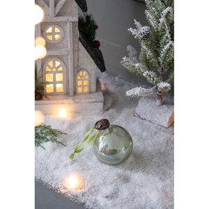 Set di 12 sfere a collo lungo 3 \ "X 3 \" X 4 \ "palline appese Decorative in vetro per albero di natale e decorazioni per feste - Product Image 3