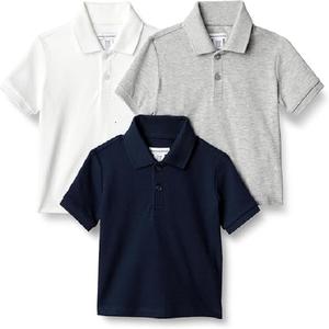 Polo personalizado para hombre, de secado rápido, ligero, transpirable, cuello en V, manga corta, cuello a rayas sólido, informal, de punto, de talla grande - Product Image 2