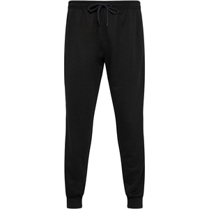 Conjunto de chándal con capucha para hombre, 100% algodón, estampado liso, estilo urbano, 2 piezas, cintura elástica, ropa deportiva - Product Image 2