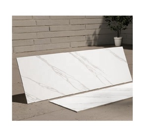 กระเบื้องเนื้ออิตาลีขนาด80x240มม. หรูหราทันสมัยกระเบื้องผนังสีขาวเคลือบพอร์ซเลนขนาด15มม. สำหรับห้องนอนดีไซน์ใหม่ - Product Image 3