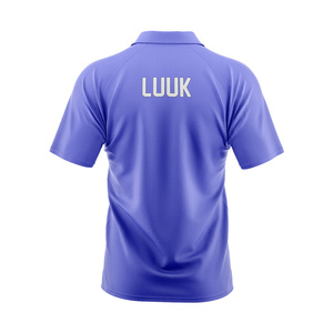 High Quality Anti Wrinkle Custom Printed Front Logo Short Sleeve Polyester/Cotton Knitted Polo Shirts for <b>Coaches</b> & Casual Wear - Product Image 3