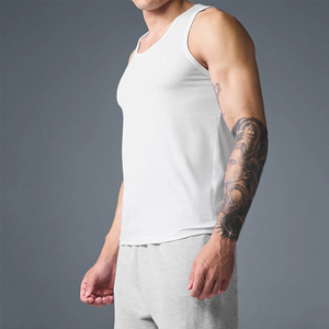 Camiseta Deportiva de Tirantes para Hombre, de Buena Calidad, Color Sólido, para Gimnasio y Entrenamiento, de Secado Rápido, Transpirable, Tejido Suave y Cómodo, Precio Bajo al por Mayor - Product Image 2