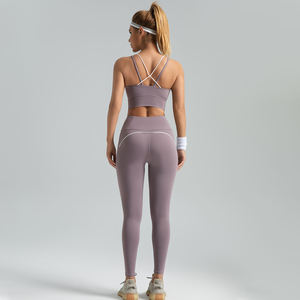 Conjuntos Deportivos para Mujer en Oferta, Ropa Deportiva Personalizada sin Costuras, Spandex/Poliéster Transpirable, Conjuntos de Yoga de Tallas Grandes, Ecológicos - Product Image 6