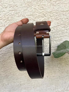 Nouvelle ceinture en cuir véritable personnalisée à la main personnalisée pour hommes en cuir gravé classique décontracté 100% ceintures en cuir pleine fleur - Product Image 3