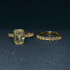 Anillo de Boda RIZTA JEWELS con Diamante Cultivado en Laboratorio, Corte Brillante, Color D, para Mujer y Pareja, Certificado IGI, Claridad VS2 - Product Image 2