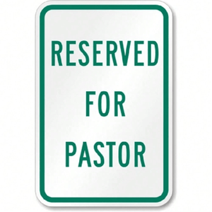 CIFbuy Segnale di parcheggio riservato per pastorale con lettere chiare, segnale stradale per parcheggio pastorale, TikTok per servizio di ritiro Temu - Product Image 2