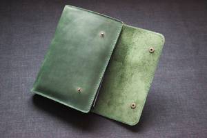 Couverture de carnet en cuir de luxe au toucher doux, étui de journal rechargeable avec protection, support d'écriture, fournitures de bureau NBC-0069 - Product Image 5