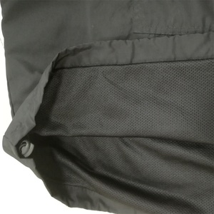 Vestes unies pour hommes, logo sérigraphié, sweat à capuche noir, coupe-vent vierge, anorak personnalisé - Product Image 2