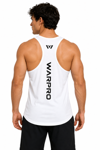 OEM Custom Men's Tank Top Sleeveless Fitness Gym <b>Vest</b> Breathable Stretch Fabric Workout <b>Stringer</b> Shirt Bodybuilding Activewear - Product Image 4