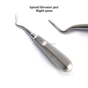 Ensemble de 3 élévateurs dentaires chirurgicaux en acier inoxydable de qualité médicale, certifiés CE ISO, fournisseur en gros d'instruments chirurgicaux OEM ODM - Product Image 3