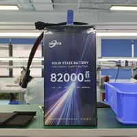 Высокоплотный полутвердотельный аккумулятор для дронов 400 Втч/кг, 6S, 12S, 14S, 82000 мАч, 22.2В, 44.4В, 51.8В для БПЛА/VTOL/тяжелых дронов