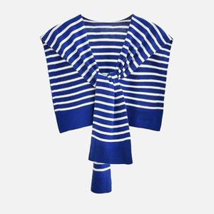 Écharpe-cape en laine tricotée unie pour femme, double usage, châle triangulaire pour l'automne et l'hiver - Product Image 4
