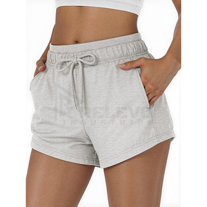 Nouveaux shorts de compression athlétiques pour femmes, taille élastique, séchage rapide, pour la course à pied, la gym, les entraînements, avec poches zippées, vêtements de fitness - Product Image 2