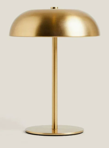 Lampe de table en métal blanc, lampe sur pied décorative moderne européenne, commande tactile, intensité réglable, abat-jour rouge, lumière d'appoint - Product Image 3