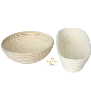 Cesta de Ratán Natural para Fermentar Pan, Cesta para Hornear Pan de Levadura, Utensilios de Panadería Ecológicos - Product Image 1