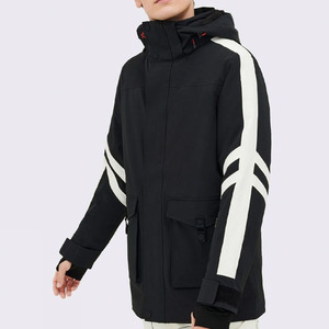 Combinaison de ski personnalisée pour homme, design de panneaux de haute qualité, vêtements de ski pour femme, combinaison imperméable, veste de ski isolée à capuche - Product Image 3