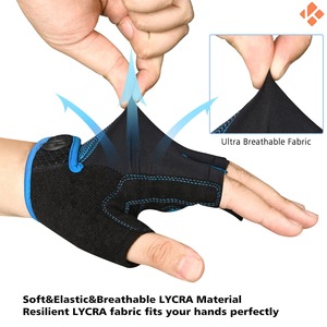 Guantes de Ciclismo Unisex de Medio Dedo, Ligeros, de Alta Calidad, con Protección UV y Diseño de Logotipo Personalizado a Prueba de Viento - Product Image 4