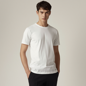 T-shirt long ajusté pour femme en coton extensible, haut décontracté et tendance avec personnalisation OEM ODM - Product Image 3
