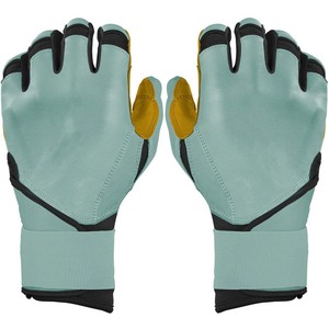 Gants de frappe en cuir vert menthe, durables, fermeture à enfiler, unisexe, pour entraînement adulte - Product Image 1