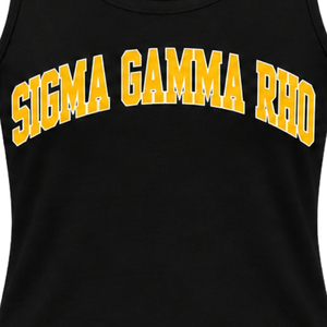 Camiseta sin mangas de verano para mujer Sigma Gamma Rho, camiseta con letras griegas de la hermandad, camiseta personalizada sin mangas, ropa deportiva informal para entrenamiento. - Product Image 6