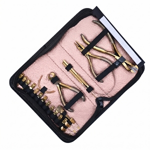Set Avanzado para Aplicación de Extensiones de Cabello: Alicates para Micro Anillos, Aplicador de Cinta Adhesiva, Cortador de Queratina, Gancho de Extracción, Agujas y Clips - Product Image 1