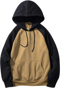 Hommes Pullover Casual Hoodies Double Couleur Chaud Manches Longues Sweat Hommes Personnalisé Hoodies En Gros - Product Image 5