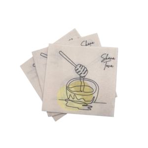 Serviettes de table en papier personnalisées 2 plis imprimées pour cocktails et mariages – Vente en gros - Product Image 4