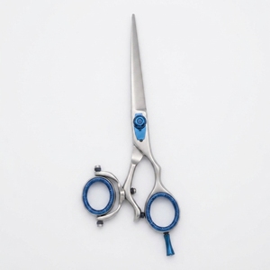 Barber 420 J2 Acero Inoxidable 6.5" 360 °   Tijeras de Corte Recto Profesionales para Peluquería con Anillo Giratorio para el Pulgar - Product Image 6
