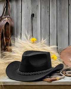 Sombrero de Cuero Genuino, Estilo Clásico, Ala Corta, Elegante, para Vestir, Venta al por Mayor en EE. UU. y Europa, Prenda de Moda - Product Image 5