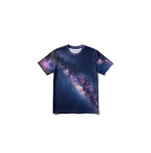 เสื้อยืดกีฬาโพลีเอสเตอร์น้ำหนักเบา ระบายอากาศได้ดี พิมพ์ลายกาแล็กซี่ตามสั่ง แขนสั้น สำหรับวิ่ง ออกกำลังกาย และสวมใส่กิจกรรมต่างๆ - Product Image 6