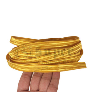 Gallon Lace Solid Vintage Traditional Handmade High-quality Gold Braid Jacquard Weave Ceremonial Uniform Trimming Cords - Product Image 5