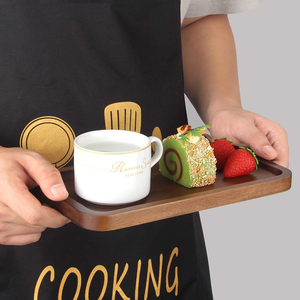 <b>Small</b> Wooden Platter Rectangle Mini Charcuterie Cheese Board Acacia Wood Snack Serving <b>Tray</b> Cake Appetizer Plate - Product Image 6