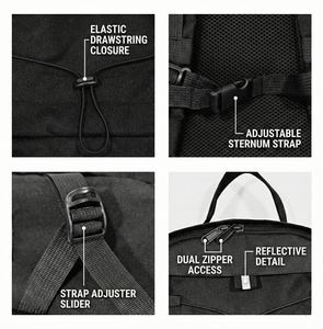 Sac à dos unisexe Blaze pour l'extérieur, l'escalade, les voyages, le sport, l'école, le travail, la randonnée, grand sac à dos pour ordinateur portable - Product Image 2