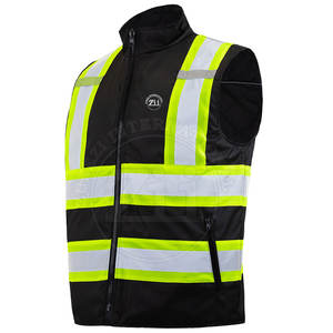 Gilet de sécurité haute visibilité réfléchissant ANSI Classe 1 avec LED clignotante, imperméable, logo personnalisé, service OEM, quantité en gros - Product Image 3