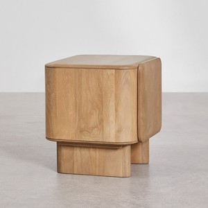 Mesita de noche Vandana Arion Elara 50x45 cm en madera de mango Miller - Product Image 3