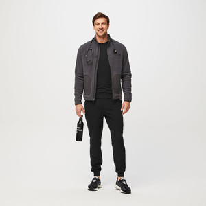 Nueva Chaqueta de Uniforme Médico para Hombre, Hecha a Medida, con el Mejor Diseño, Elástica, de Spandex, con Logotipo Personalizado - Product Image 1